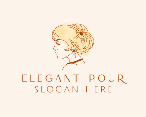 Elegant Woman Jewelry logo design