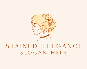 Elegant Woman Jewelry logo design