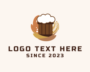 Draught Beer - Craft Beer Alcohol logo design
