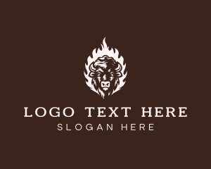 Steak - Roast Beef Steak logo design