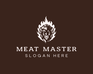 Roast Beef Steak logo design