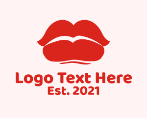 Esthecian - Sexy Red Lips logo design