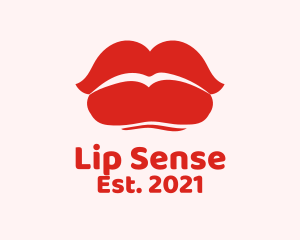 Sexy Red Lips  logo design