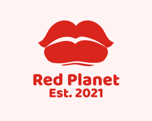 Sexy Red Lips  logo design