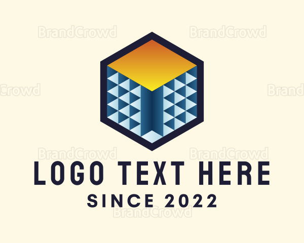 Construction Property Cube Logo