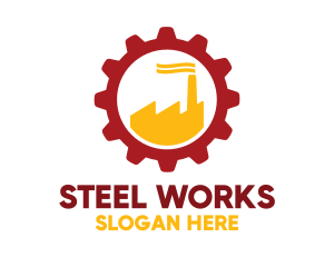 Industrial Factory Gear logo design