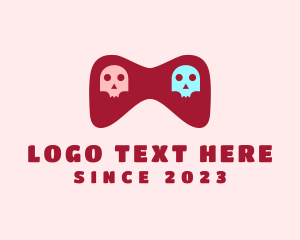 Skull - Skull Gaming Controller logo design