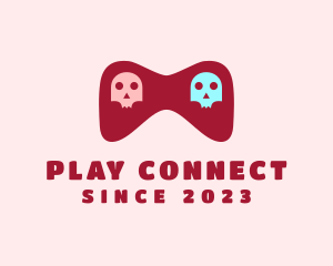 Multiplayer - Skull Gaming Controller logo design