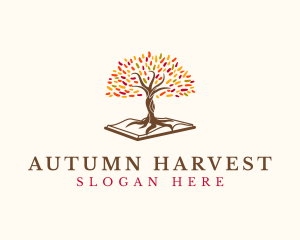 Fall - Tree Knowledge Education logo design