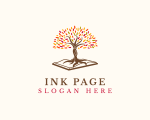 Page - Tree Knowledge Education logo design