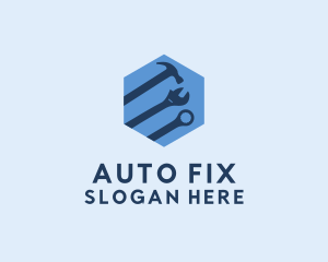 Mechanic - Hexagon Mechanic Tools logo design