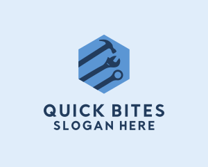 Hexagon Mechanic Tools logo design