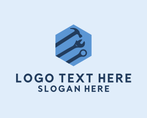 Hexagon Mechanic Tools Logo