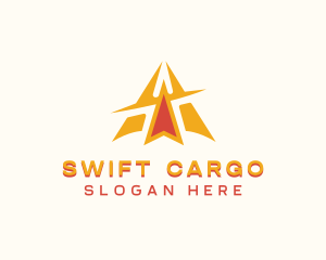 Shipping - Shipping Plane Logistics logo design