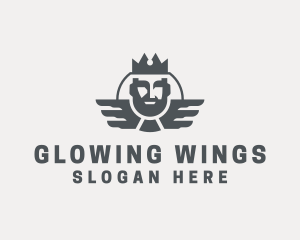 Crown King Wings logo design