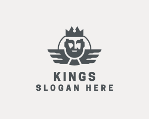 Crown King Wings logo design