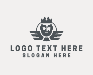 Tradesman - Crown King Wings logo design