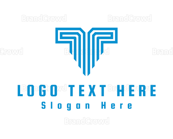 Letter T Technology Logo