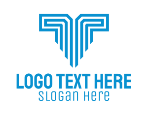 Technology - Letter T Technology logo design