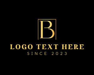 Luxurious - Luxury Fashion Letter B logo design