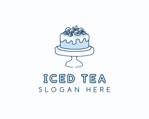 Cake Baking Dessert logo design