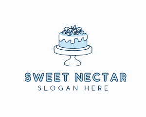 Cake Baking Dessert logo design