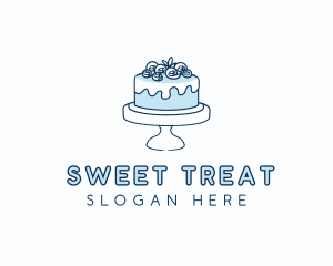 Cake Baking Dessert logo design