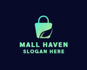 Shopping Mall - Medical Organic Shopping Bag logo design