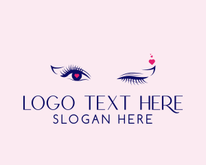 Luxury - Eyelash Beauty Salon logo design