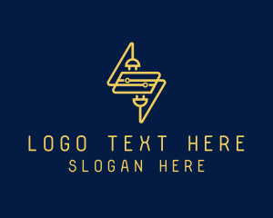 Plug - Electrical Circuit Plug logo design