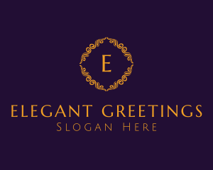 Elegant Frame Salon logo design