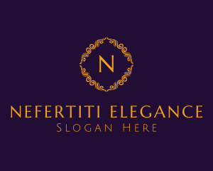 Elegant Frame Salon logo design