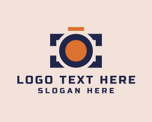 Dashcam - Camera Lens Photography logo design