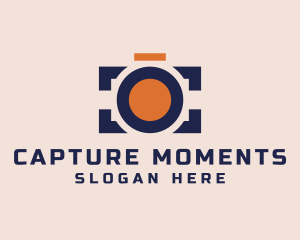 Camera Lens Photography logo design