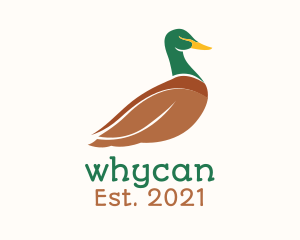 Geese - Mallard Duck Bird logo design