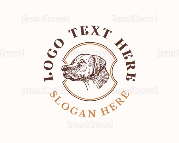 Hound Dog Grooming Logo