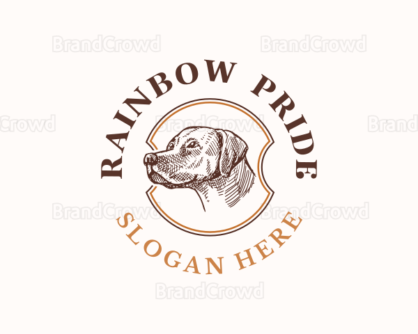 Hound Dog Grooming Logo