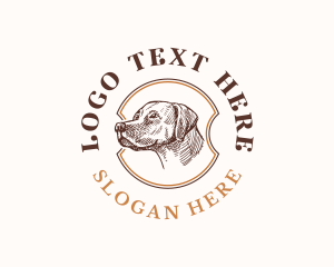 Hound Dog Grooming logo design