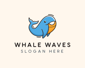 Whale Ticket Coupon logo design