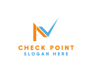 Check - Approval Check Letter N logo design