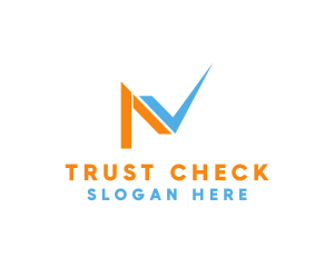 Verify - Approval Check Letter N logo design