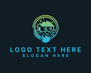 Cleaner - Broom Home Cleaning logo design