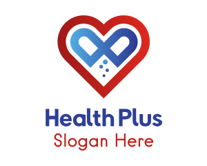 Heart Capsule Medication Logo