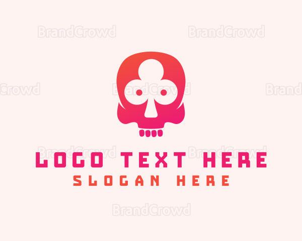 Clover Skull Casino Logo