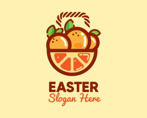 Plum - Orange Fruit Basket logo design