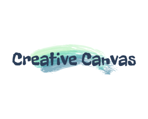 Artistic - Brush Stroke Artist Painter logo design