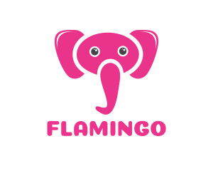 Pink Elephant Trunk Logo