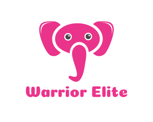 Pink Elephant Trunk Logo