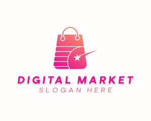 Market Online Shopping logo design