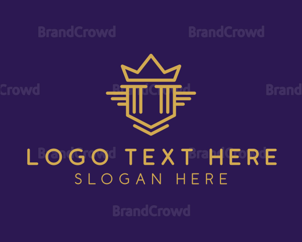 Gold Regal Crown Logo